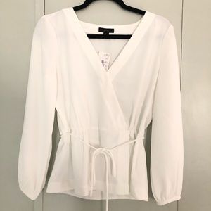J. Crew Faux Wrap Top